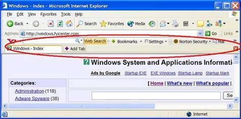 Internet Explorer Downloading And Installing Yahoo Toolbar For Ie Browser