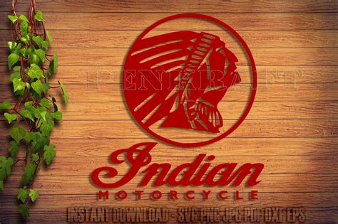 Indian Motorcycle Svg Red Black Motorbike Biker Vehicle Wheels Hog