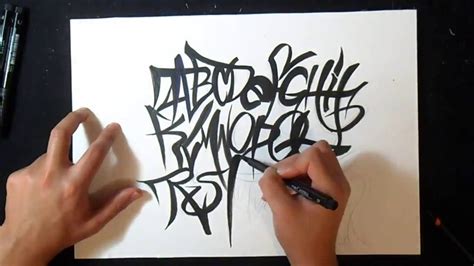 Desenhando Carta De Graffiti 3 Alfabeto Youtube