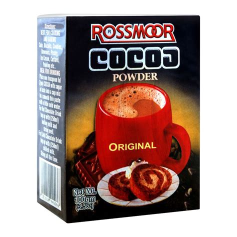 Find great deals on ebay for cocoa powder. Purchase Rossmorr Cocoa Powder, Original, 100g Online at ...