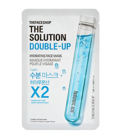 THEFACESHOP The Solution Double Up Hydrating Face Mask THEFACESHOP