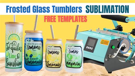 How To Sublimate Frosted Glass Tumblers With Pyd Life 2 In 1 Tumbler
