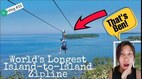 Worlds Longest Island To Island Zipline Youtube