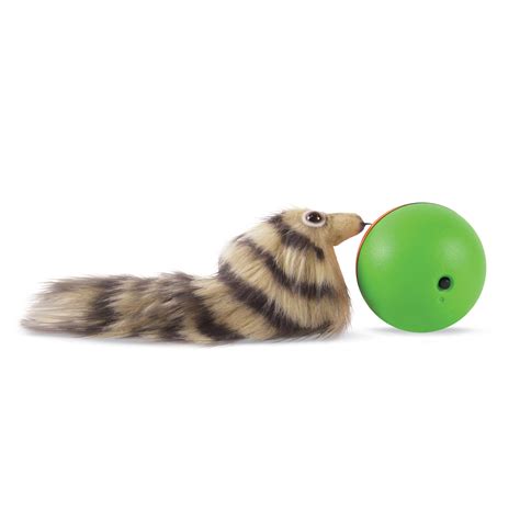 Collections Etc Weasel Ball Battery Operated Rolling Pet Toy