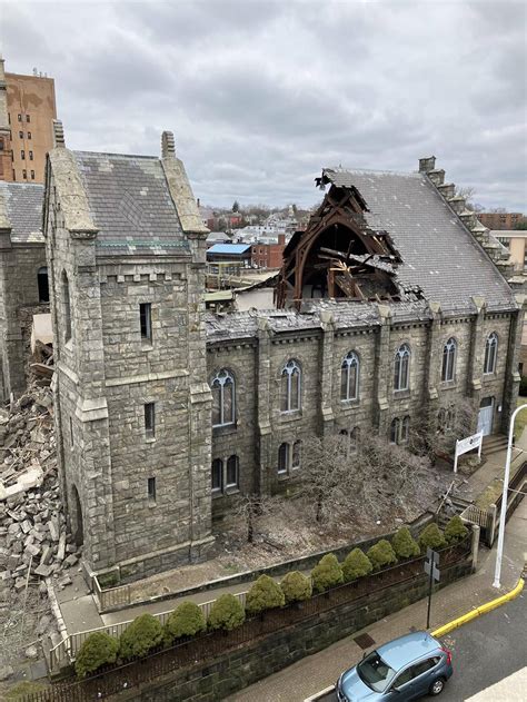 Church Collapse In New London Connecticut Boston 25 News