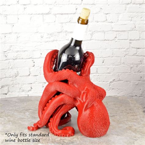 Octopus Wine Bottle Holder Countertop Single Wine Bottle Holder Wine