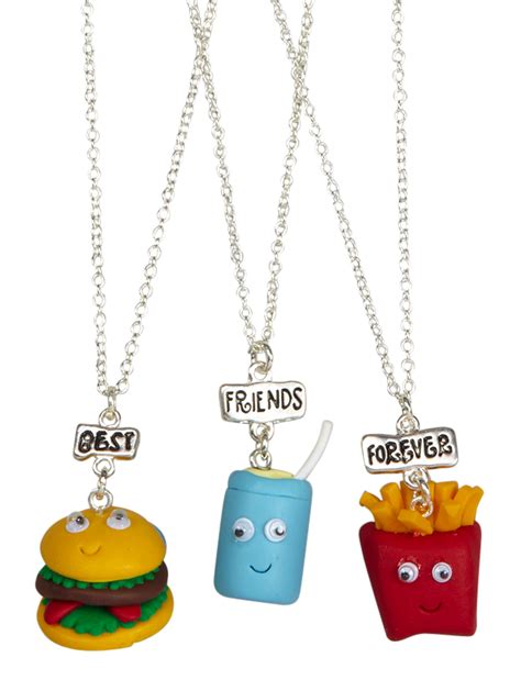 Bff Burger Fry And Drink Necklaces Necklaces Jewelry Shop