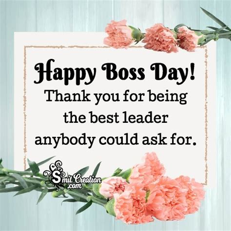 Happy Boss Day Messages Thank You