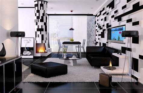 20 Modern Contemporary Black And White Living Rooms Home