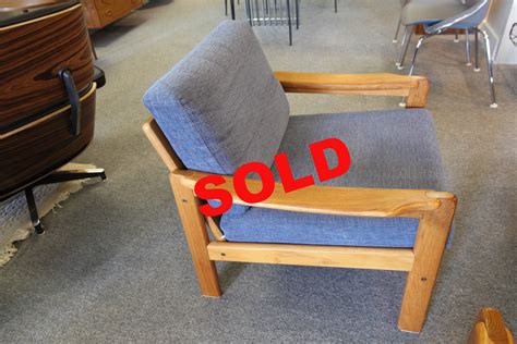 Vintage Mcm Teak Lounge Chair Consign Design Edmonton