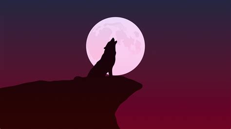 Wolf Minimalist Wallpapers Wallpaper Cave