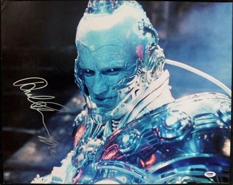 Arnold Schwarzenegger Mr Freeze Signed Authentic 16x20 Jan 18 2021