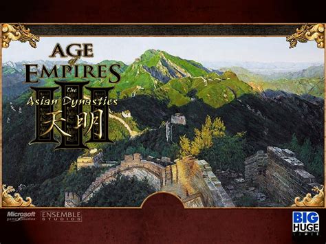 Dawn East Asia Dynasty Mod For Age Of Empires Iii The Asian Dynasties