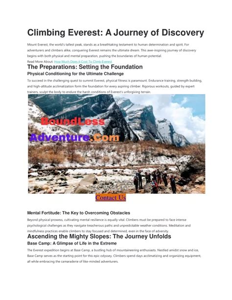 Ppt Climbing Everest Powerpoint Presentation Free Download Id