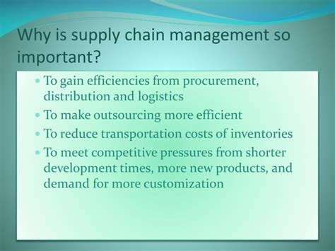 The Benefits Of A Supply Management System