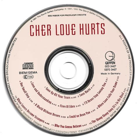Cher Love Hurts CD Oldshop Halsteren