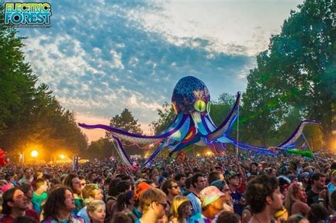 The Electric Forest Music Festival Music Show Octopus Totem