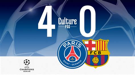 But psg possess much more quality, with di maria and cavani more than capable of scoring an away goal that would surely put the tie beyond barcelona. Psg Vs Barca 4-0 : Live Barcelona Vs Psg Besoccer / ^ psg ...