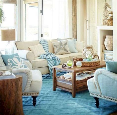 Beautiful Coastal Themed Living Room Decorating Ideas To Make Your Home