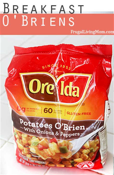 Many restaurants serve this easy dish at breakfast alongside eggs and sausage or bacon. Easter Recipe: Ore-Ida O'Briens | Frugal Living Mom