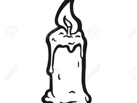 Melting Candle Drawing Free Download On Clipartmag