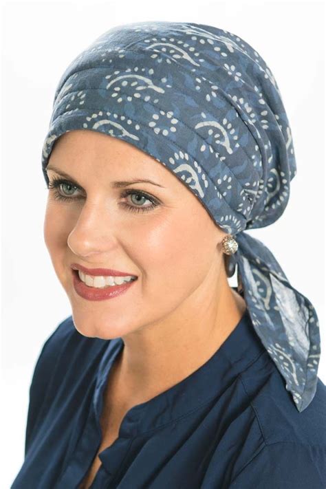 Padded Carol Pre Tied Head Scarf For Women Scarves For Cancer