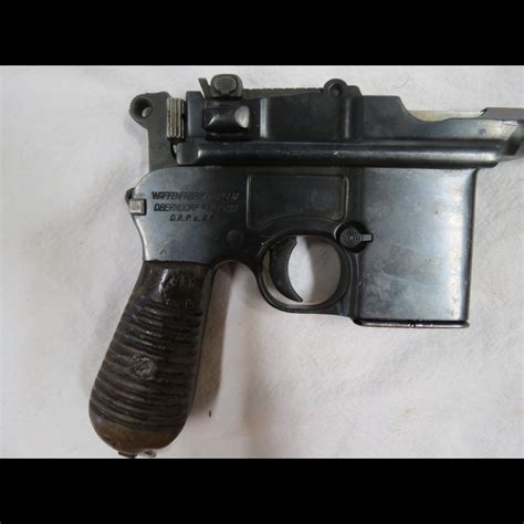 Pistolet Mauser C96 Schnellfeuer 712 Calibre 763 Neutralisée