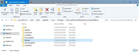 Backup And Restore Sticky Notes App Settings In Windows 10 Tutorials