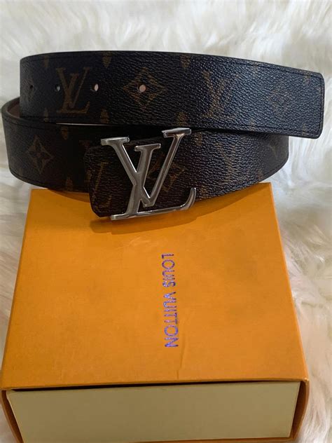 Louis Vuitton Man Leather Belt With Lv Buckle Sastapk