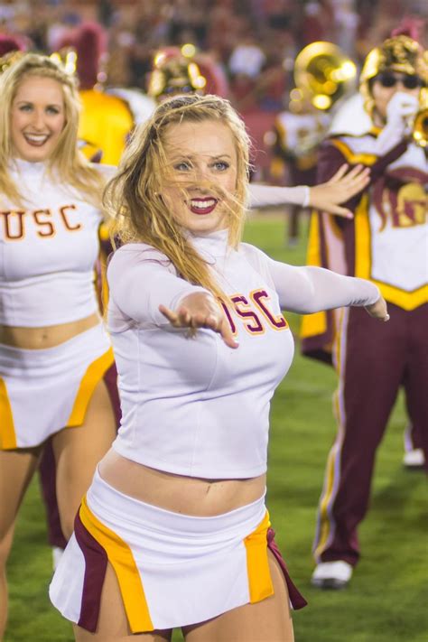 Usc Trojans Football Beautiful Dresses Beautiful Women Hot Cheerleaders University Of