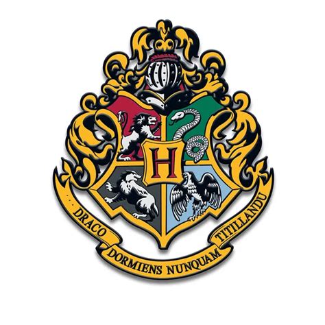 Harry Potter Enamel Pin Badge Hogwarts Crest Hogwarts Crest Harry Potter Badges Harry Potter