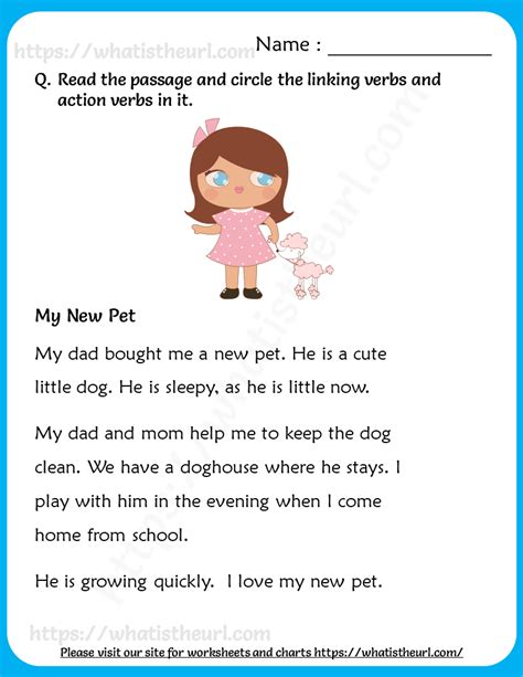 Read The Passage And Circle The Verbs For Grade 3 Your Home Teacher