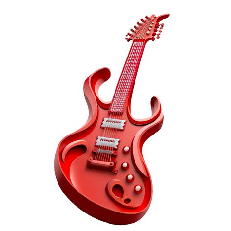 Red Guitar Free Illustration Icon 22978159 Png