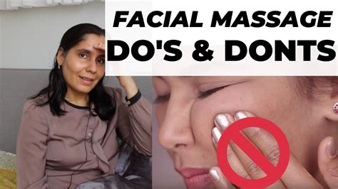 Facial Massage Tips And Tricks Things To Avoid Youtube