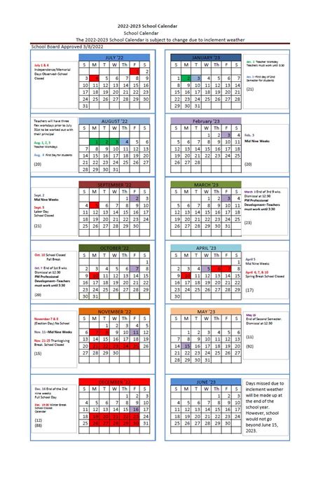 Wise County Public Schools Calendar 2022 And 2023
