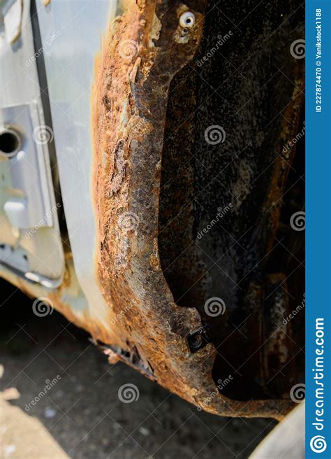 Rusty Wheel Arches On The Car Car Corrosion Stock Photo Image Of