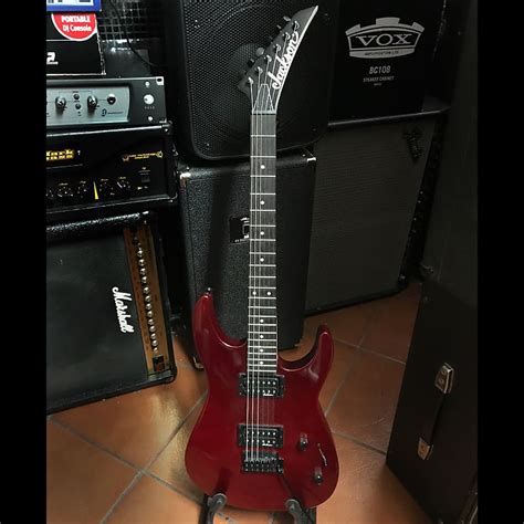 Jackson Js11 Series Dinky Metallic Red Electric Guitar Reverb
