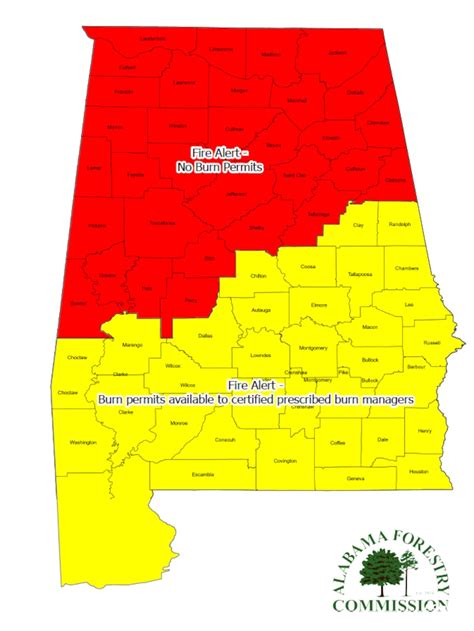 Alabama Forestry Commission Re Issues Statewide Fire Alert For Alabama