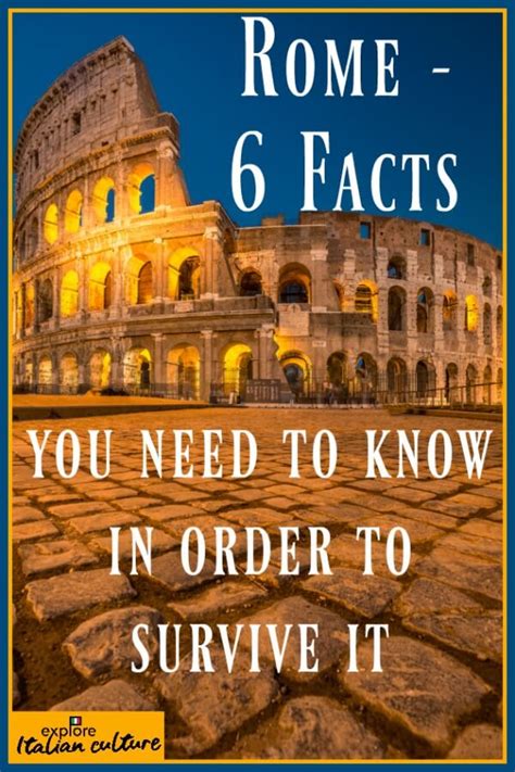 The daylight saving time has been in use in some countries like united states, canada, brazil, australia and also in europe. 6 facts about Rome you need to know in order to survive it.