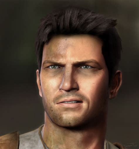 Nathan Drake Smirk Art Uncharted Drakes Fortune Art Gallery