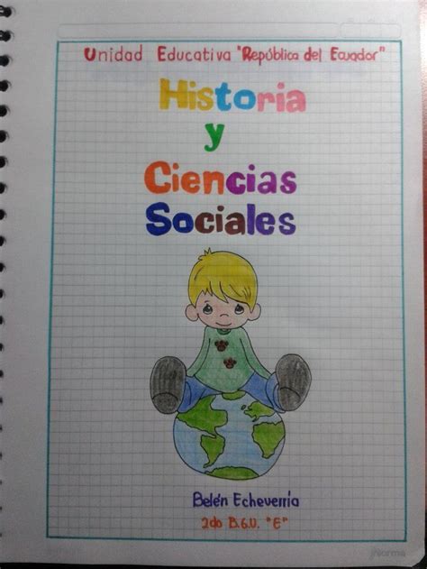 Pin De Victor Solorzano En Escuela Carátulas Para Cuadernos Caratula