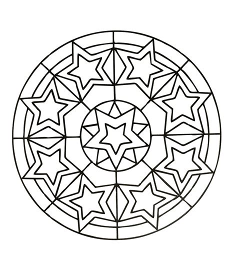 These beautifully detailed mandala coloring pages are tons of fun for adults and older children! Mandalas to print - Mandalas Kids Coloring Pages