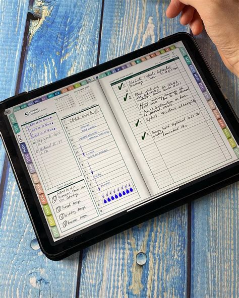 Digital Franklin Daily Planner For Goodnotes Notability Ipad Planning