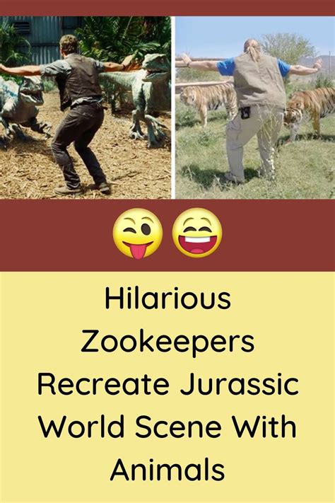 Hilarious Zookeepers Recreate Jurassic World Scene With Animals