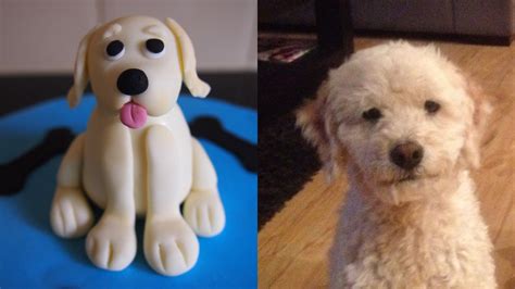 Hi, i'm karen, i own the cake tower. How to make a fondant dog - tutorial | Fondant dog, Dog ...