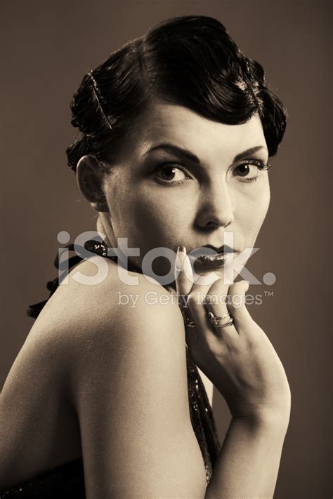 Retro Woman Stock Photo Royalty Free Freeimages