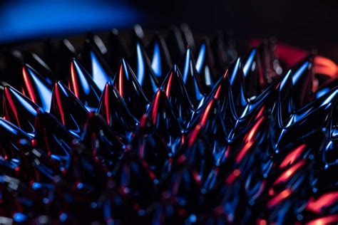 Abstract Macro Photography With Ferrofluid