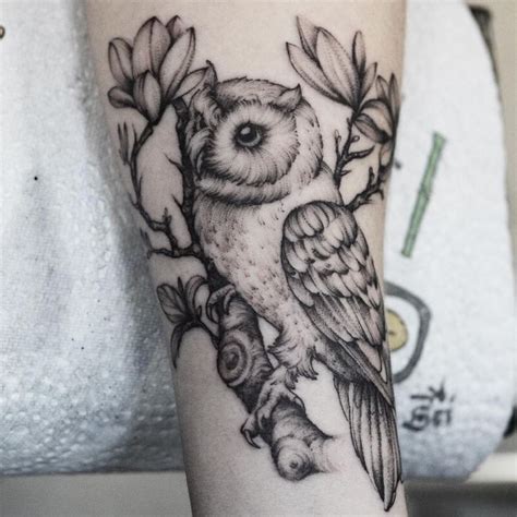 Owl Tattoos Forearm Women