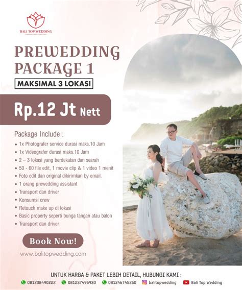 Paket Prewedding Bali 2023 Promo