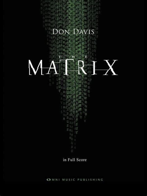 Don Davis The Matrix Full Orchestral Score — Omni Music Publishing